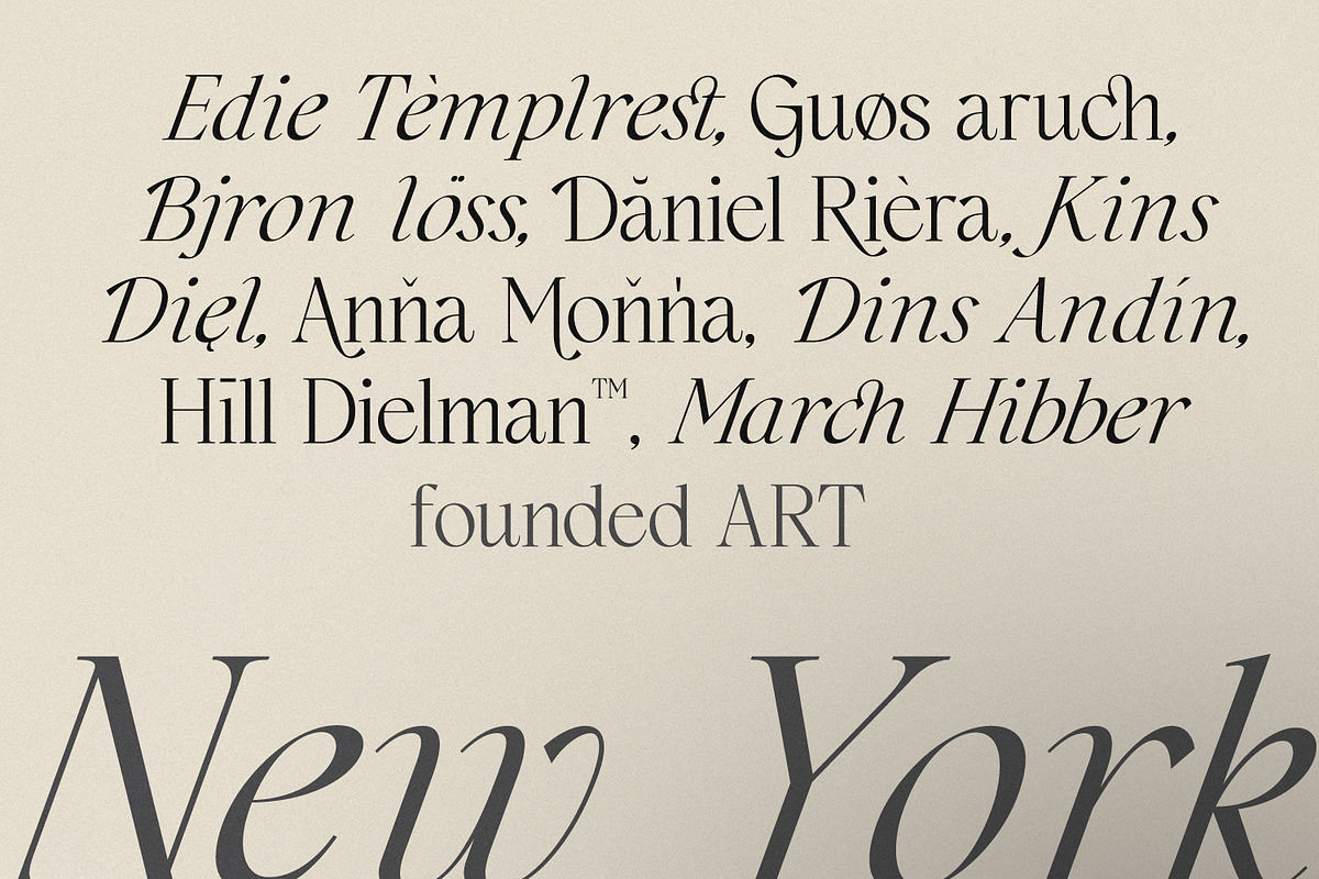Westbourne - Modern Serif Typeface, a Serif Font by Typetemp Studio (Photo 4 of 17)