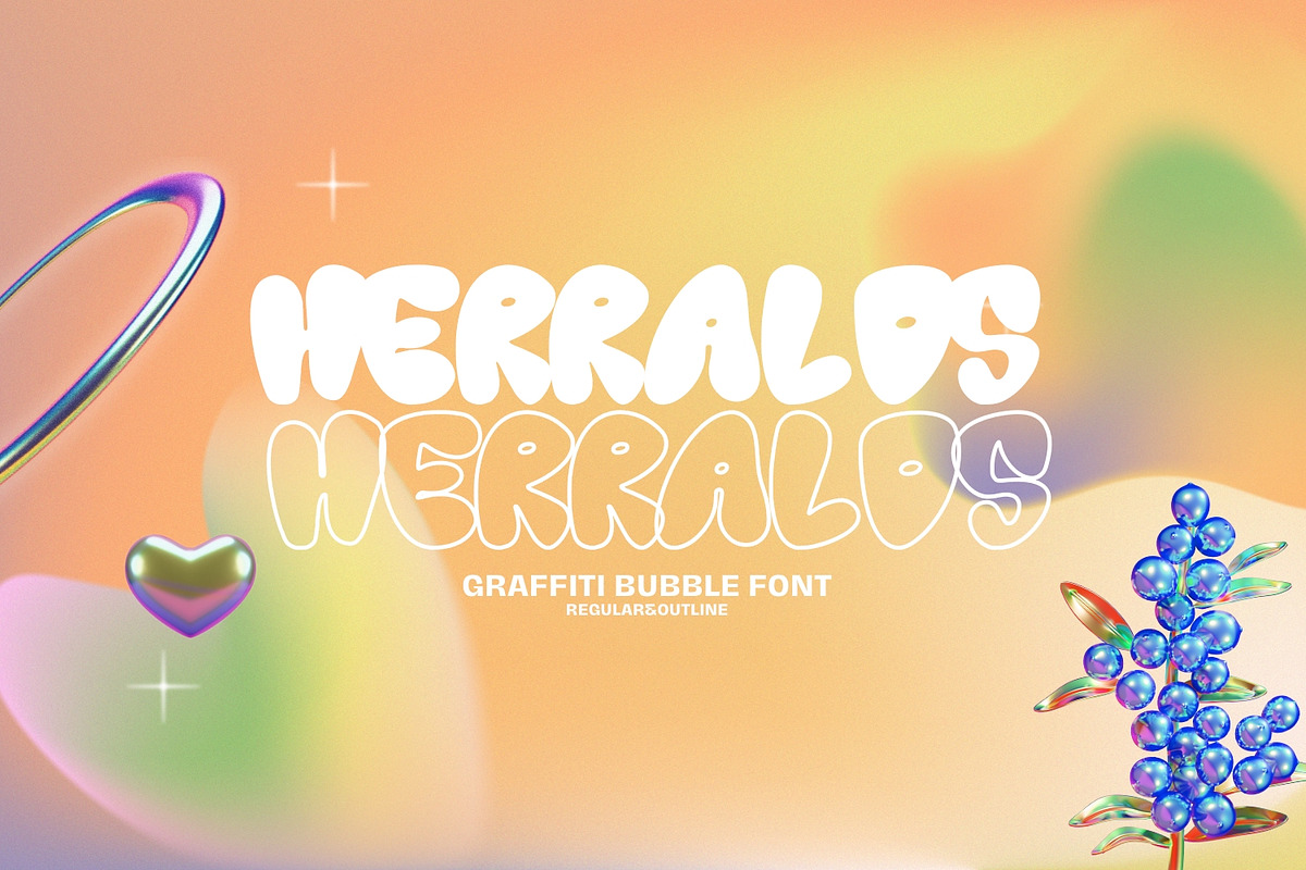 Herralds - Display Font, a Font by HeyFonts (Photo 1 of 11)