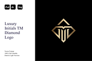 Luxury Initials TM Diamond Logo, a Branding & Logo Template by Luxury Logos (Thumbnail 1 of 4)