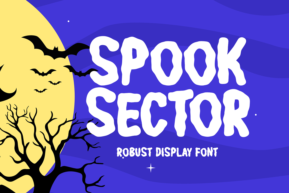 Spook Sector Typeface, a Handwritten Font by Seemly Fonts (Photo 1 of 5)