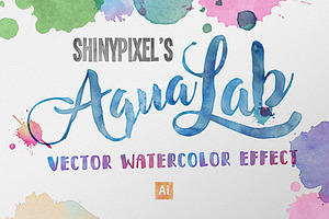Aqua - Watercolor Effect for Ai