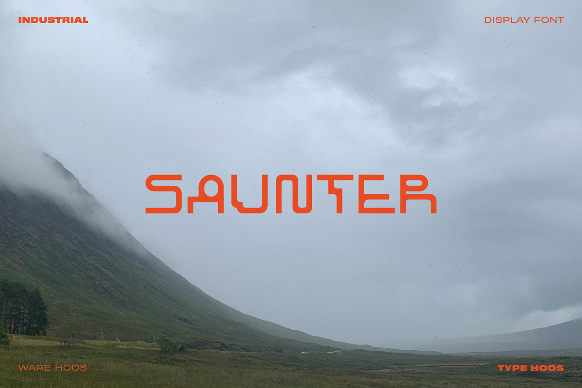 Ware Hoos - Display Font, a Sans Serif Font by Type Hoos (Photo 7 of 8)