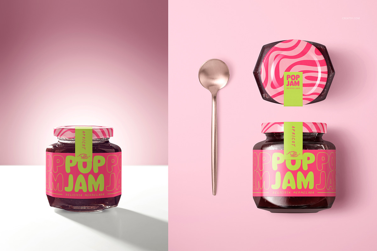 Jam Jar Mockup Bundle, a Cups & Container Mockup by creatsy5 (Photo 13 of 65)