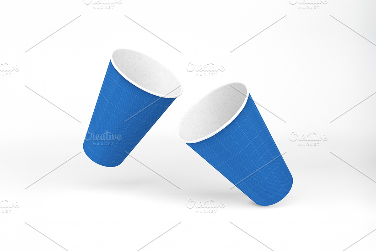 Paper Cup Mockup, a Cups & Container Mockup by Qaleb Studio