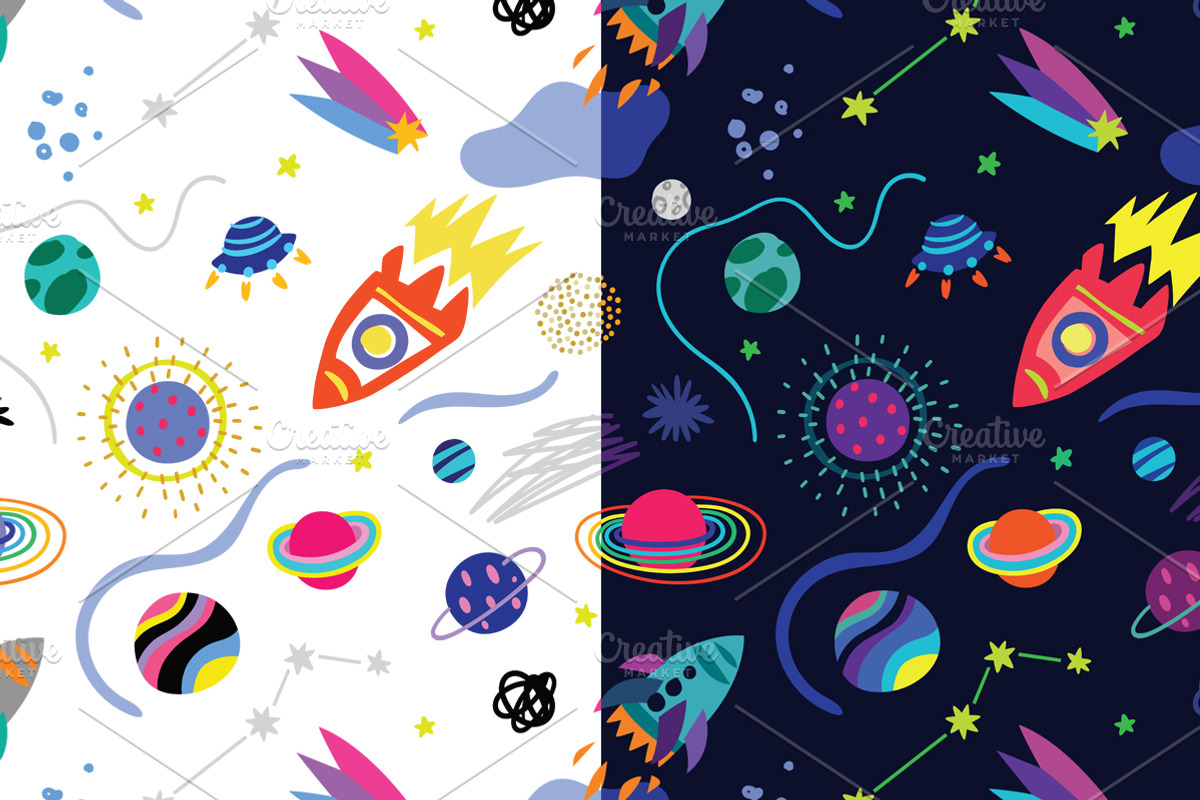 20 Colorful Seamless Patterns, a Pattern Graphic by PenguinHouse (Photo 4 of 13)