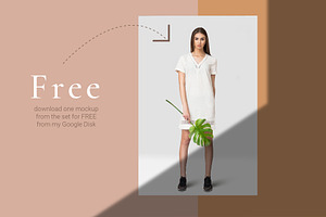 Female Dress Mockups Free Demo