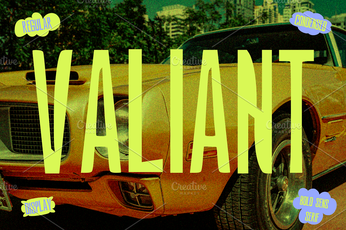 Valiant font, a Sans Serif Font by SKhatun (Photo 1 of 2)