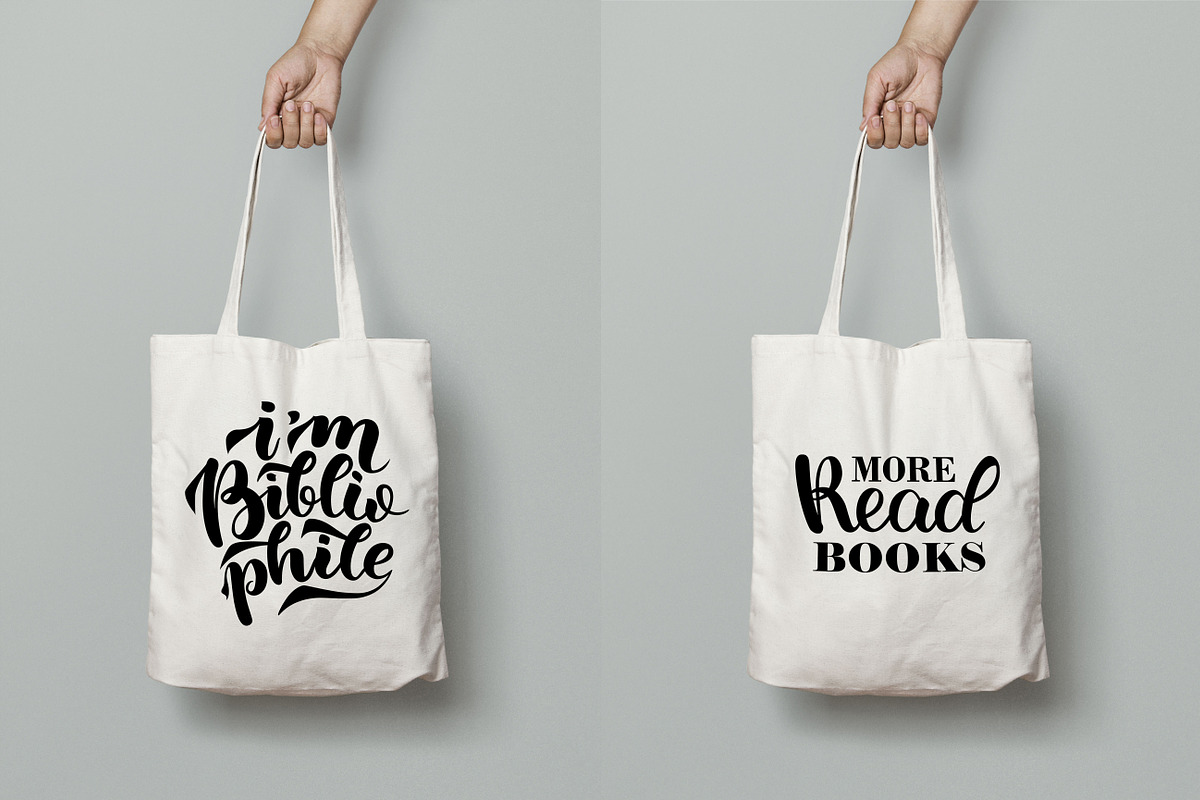Cute collection of book lettering., an Illustration by AveNa (Photo 2 of 6)