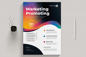 Corporate Flyer with Modern Style, a Flyer Template by MightyDesign