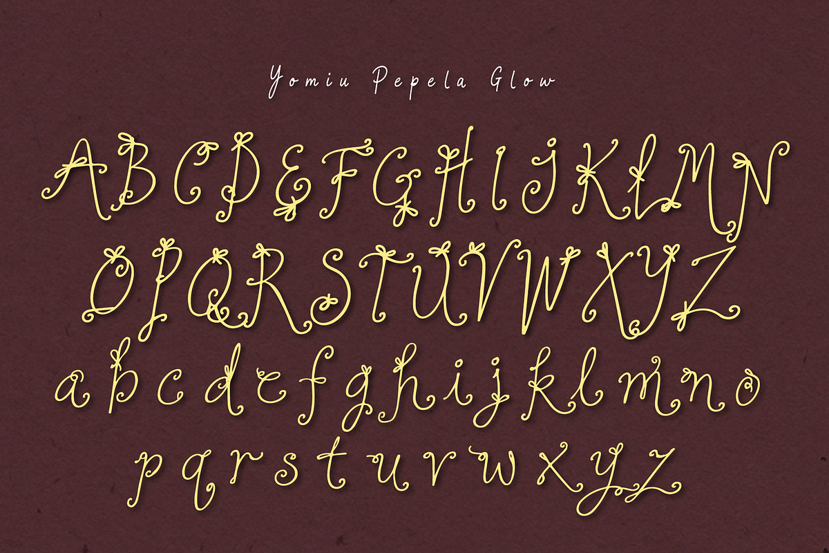 Yomiu Pepela Font Trio of Wonder, a Handwritten Font by HypeWorksCo (Photo 30 of 33)