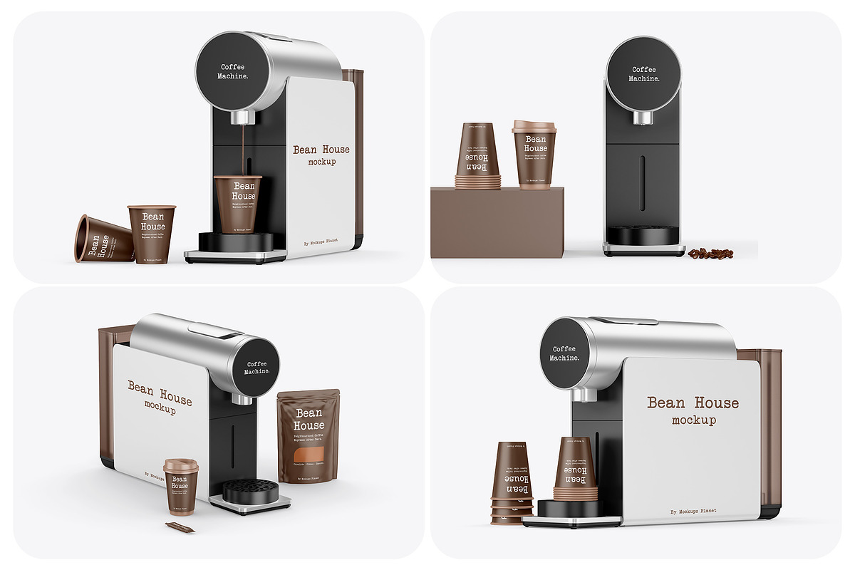 Coffee Machine Mockups, a Product Mockup by Mockups Planet (Photo 1 of 5)