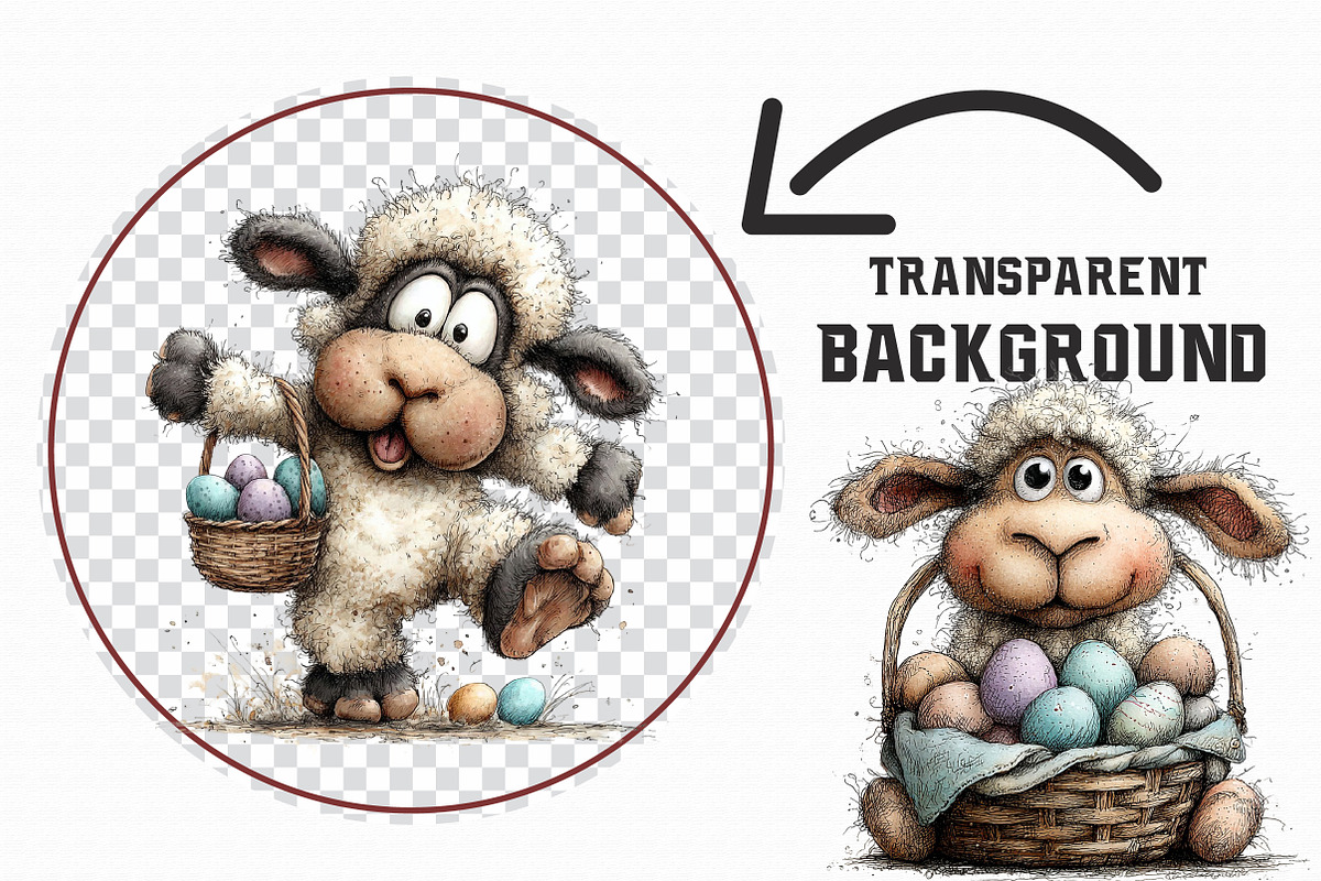 Whimsical Easter Animal Clipart, an Illustration by Libby Wishes (Photo 4 of 6)