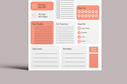 Daily Planner Template, a Stationery Template by MightyDesign (Thumbnail 5 of 8)