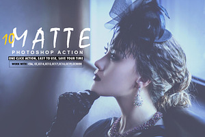 10 Matte Photoshop Action