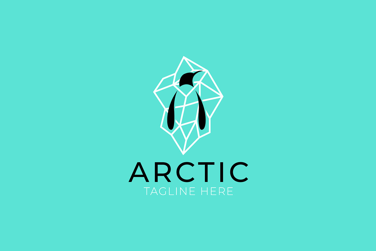 Arctic Penguin Silhouette Logo, a Branding & Logo Template by Signatoro (Photo 2 of 3)
