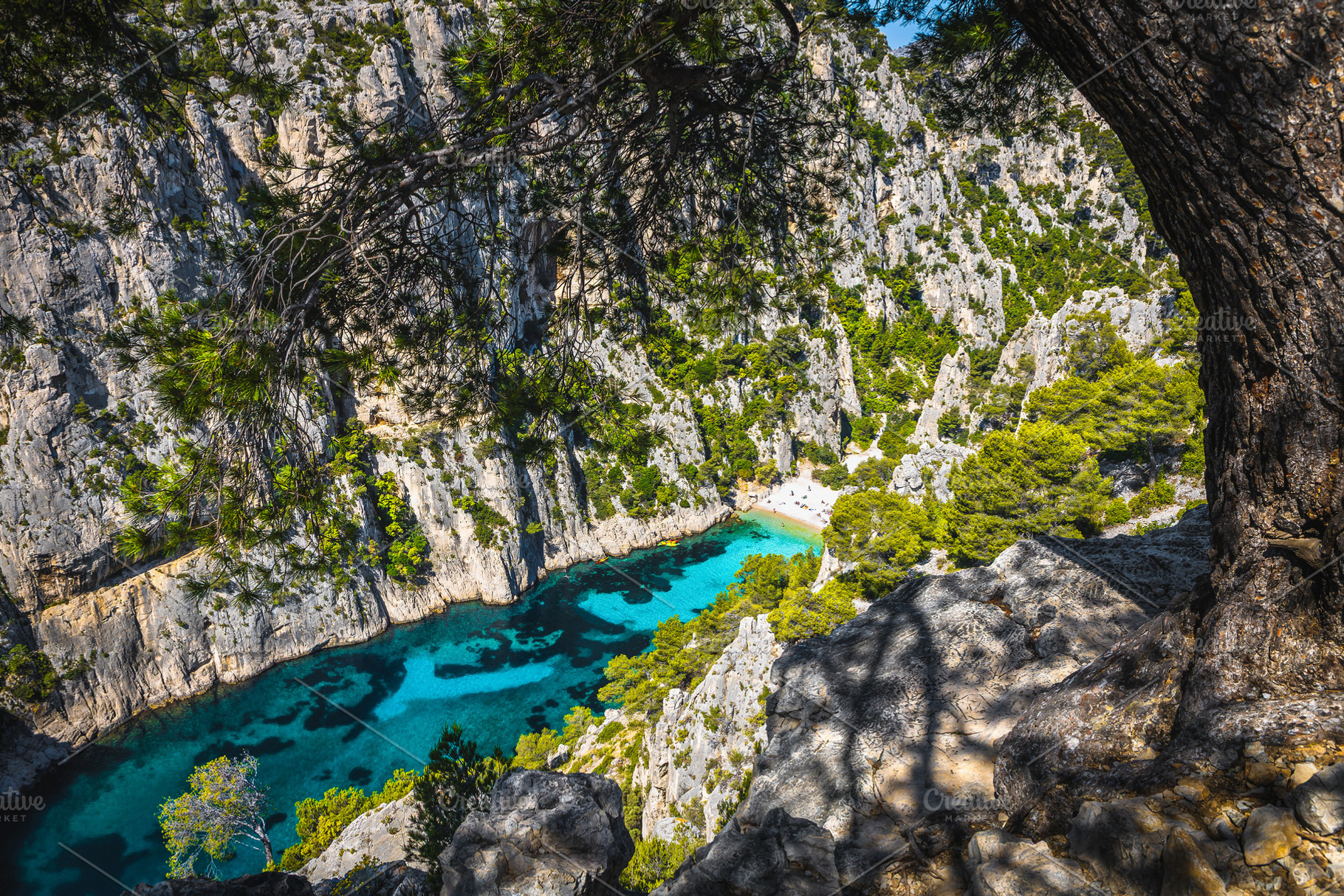 Calanque d en Vau bay in France, a Nature Photo by Alpine Dreams