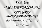 Black Rush - Brush Font, a Font by Basnistudio (Thumbnail 5 of 5)