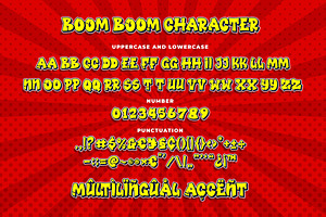 Boom Boom Cartoon Font