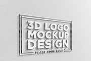 3D Logo Mockup Bundle Pack, a Mockup by GraphicBerg (Thumbnail 38 of 40)