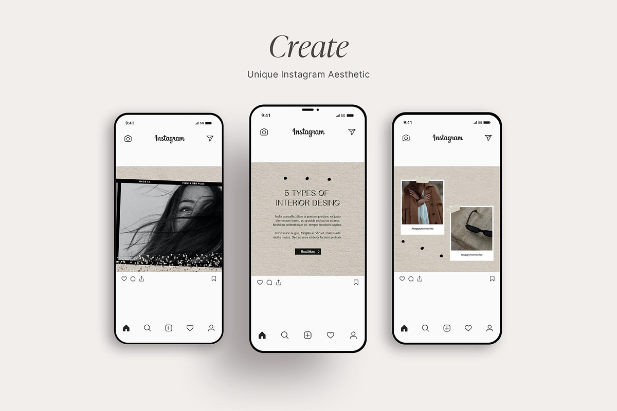 Canva Instagram Puzzle template, a Social Media Template by ...