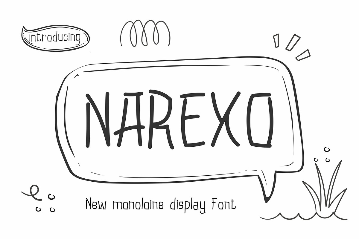 Narexo || Modern Playful Handwritten, a Handwritten Font by Idea Studio (Photo 1 of 10)
