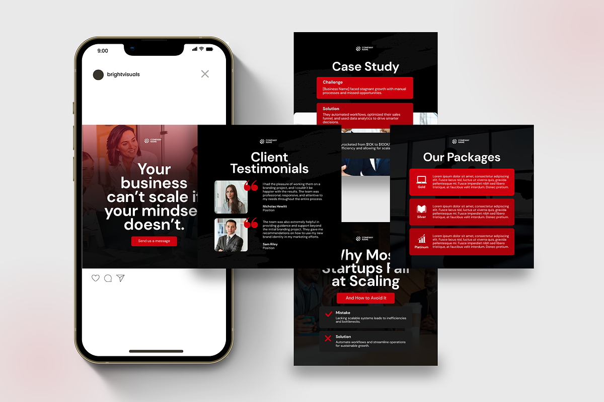 Canva Social Media Templates, a Social Media Template by Studio B | Canva Template (Photo 3 of 13)