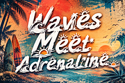ShoreTide - Surf Ocean Waves, a Handwritten Font by HypeWorksCo (Thumbnail 6 of 9)