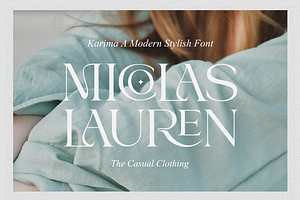 Karima A Modern Stylist Font