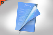 Blue Funeral Program, a Brochure Template by SeraphimChris (Thumbnail 4 of 5)