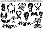Cancer Awareness & Survivor Hope Set, a Healthcare Illustration by Designer_Momina (Thumbnail 1 of 16)