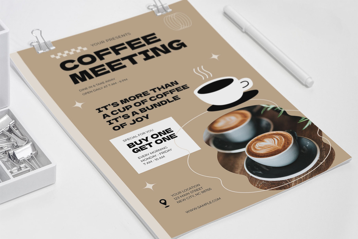 Coffee Bundle of Joy, a Flyer Template by Me55enjah Design (Photo 4 of 4)