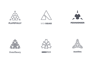 Logo Creator Triangle Shapes Edition