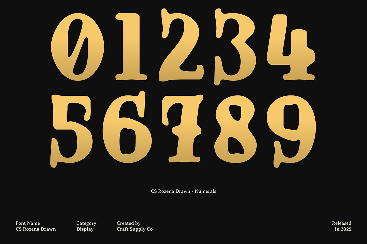 CS Rozena Drawn, a Sans Serif Font by Craft Supply Co. (Photo 4 of 8)
