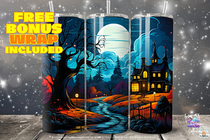 Creepy Jack 20oz Tumbler Wrap