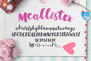 25% OFF - Mcallister Brush Script, a Script Font by Layerform Design Co. (Thumbnail 3 of 5)