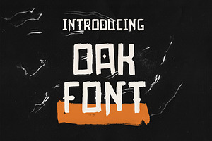 Oak font