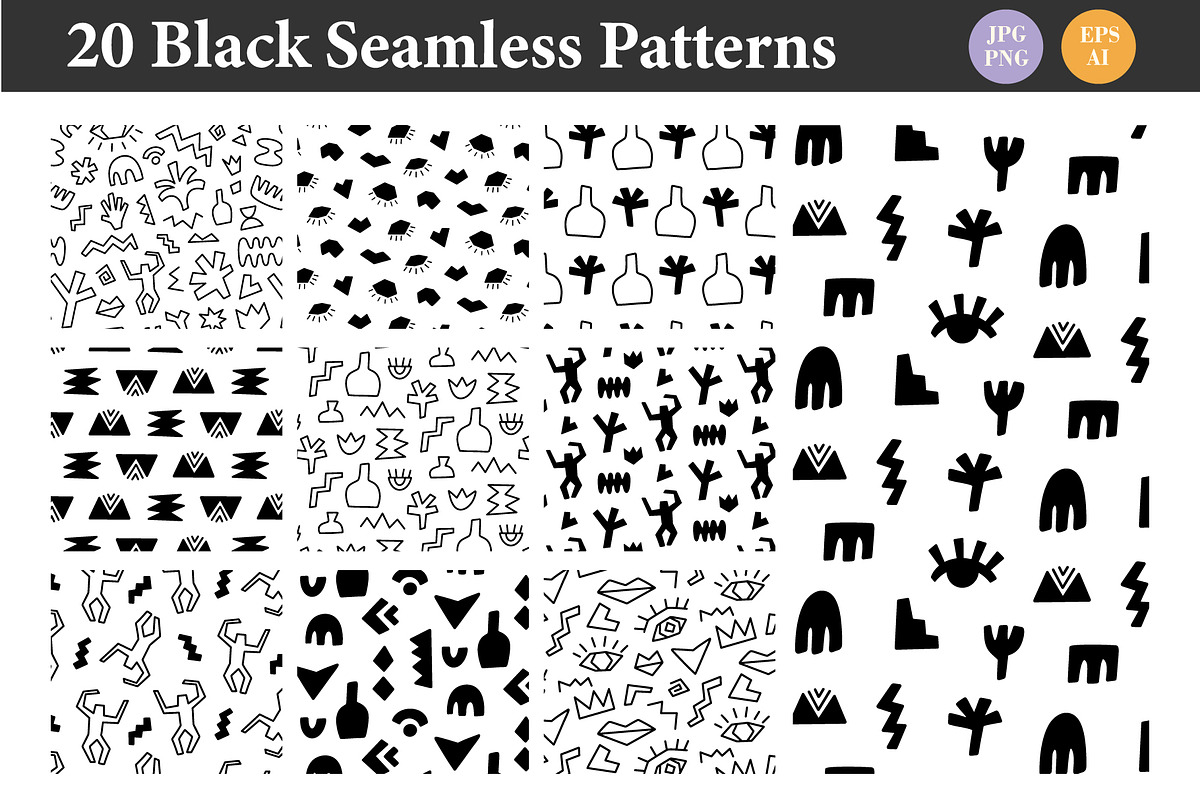 300+ Modern Abstract Bundle, a Graphic by Katrinelly (Photo 11 of 13)