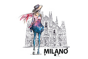 set of fashion illustrations, an Illustration by Kamenuka (Thumbnail 6 of 7)