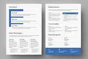 Project Proposal Template, Marketing, a Brochure Template by Niofix (Thumbnail 3 of 6)
