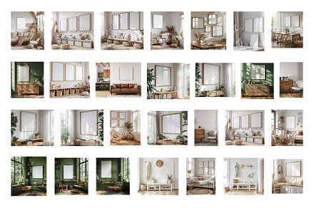 50 Frame Mockups Bundle, an Architecture Photo by GFXCity