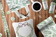 Watercolor Leaves and branches, a Decorative Illustration by Moonflora (Thumbnail 6 of 6)