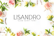 Lisandro Slab Serif Font, a Slab Serif Font by Creativetacos (Thumbnail 1 of 5)