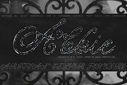 The Ash Forged Textured Script, a Script Font by AnMark (Thumbnail 4 of 17)
