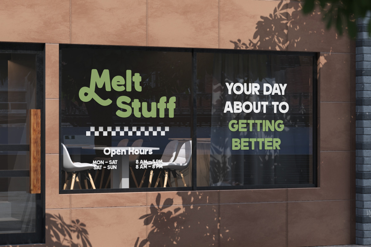 Mocha Muffin Food Typeface Font, a Sans Serif Font by Rasio Studio (Photo 7 of 7)