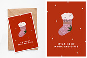 Christmas holidays cards, posters, an Illustration by Good Studio (Thumbnail 2 of 4)