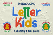 Letter Kids, a Sans Serif Font by Good Java Studio (Thumbnail 1 of 9)