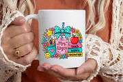 Teacher Tumbler PNG Tshirt Design, a Seasonal Illustration by designcity5 (Thumbnail 4 of 4)