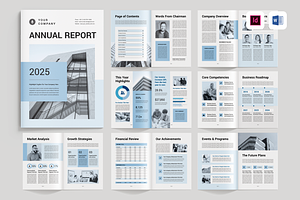 Annual Report, a Brochure Template by Leaflove