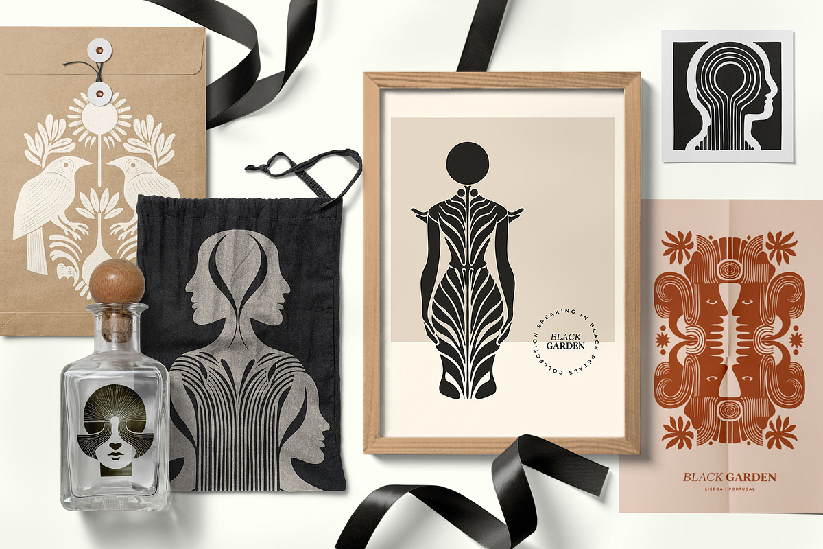 Black Garden | Wall Art Creator, an Object Graphic by Leleka.Store (Photo 2 of 16)