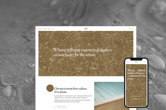 Day Spa - Squarespace Template preview 5